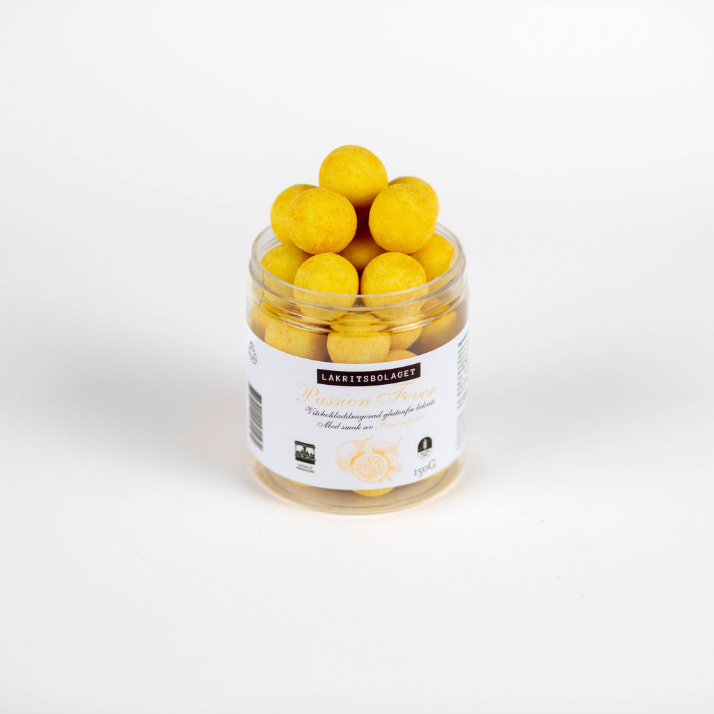 FEBRA PASIUNII | Lemn dulce fără gluten cu fructul pasiunii, 150gr Lakritsbolaget