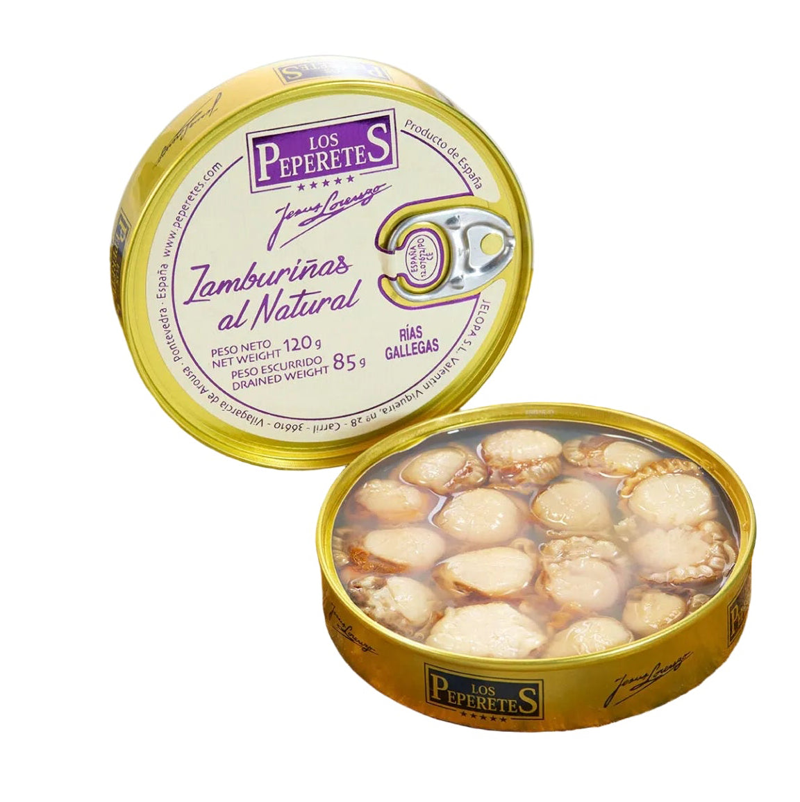 Scoici naturale - 120gr Los Peperetes (noutate producător)