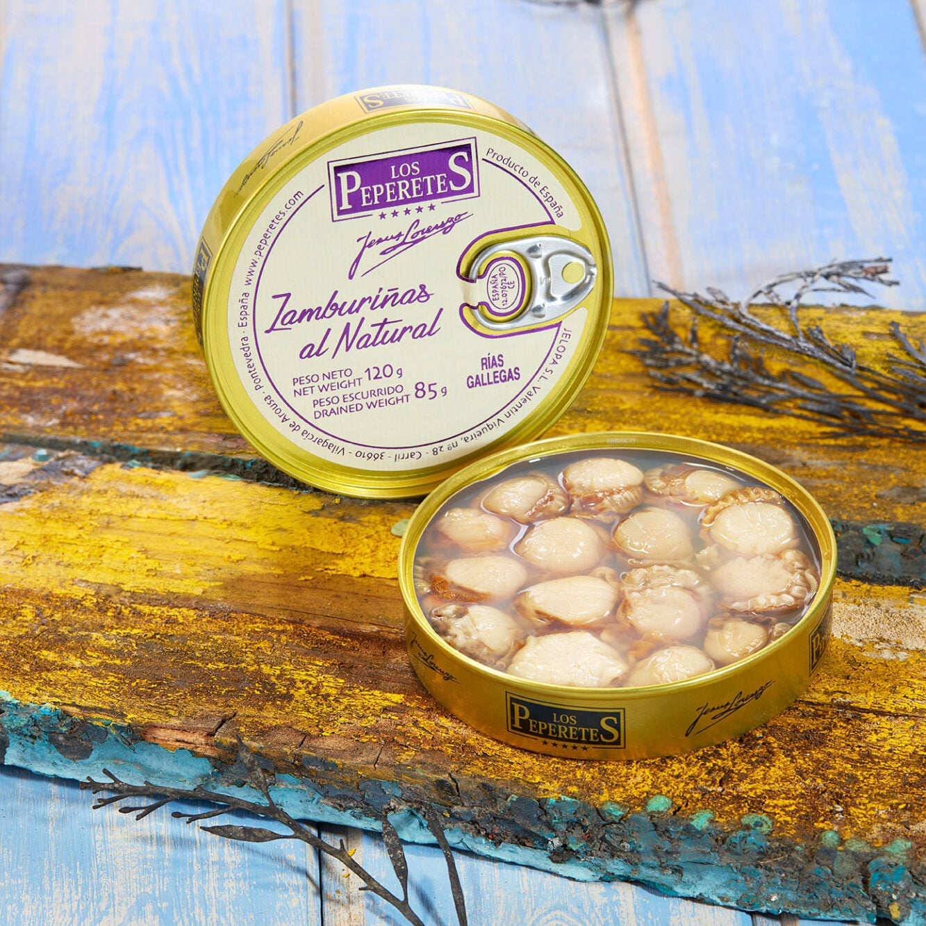 Scoici naturale - 120gr Los Peperetes (noutate producător)