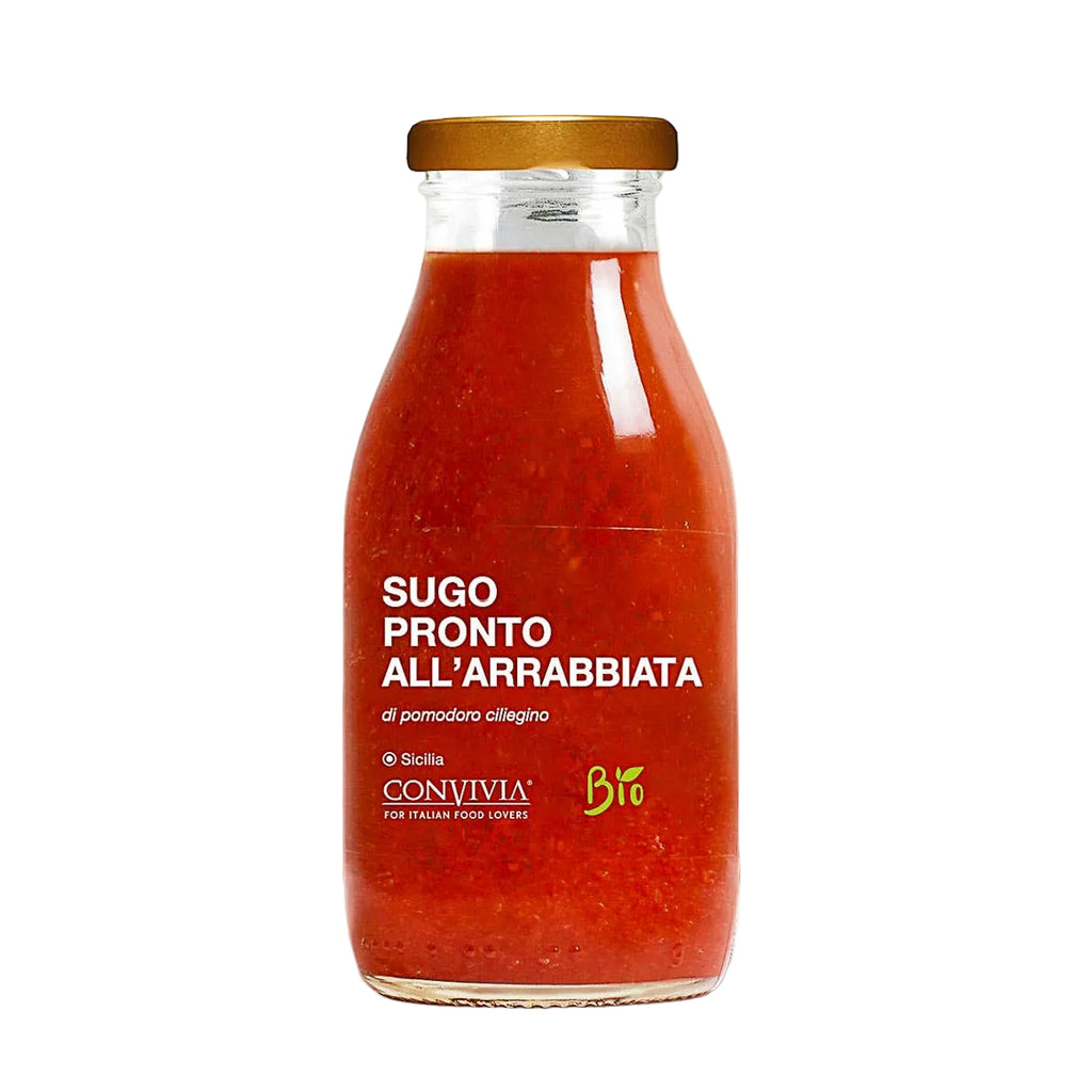 Organic Arrabbiata ready-made cherry tomato sauce, 250gr Convivia