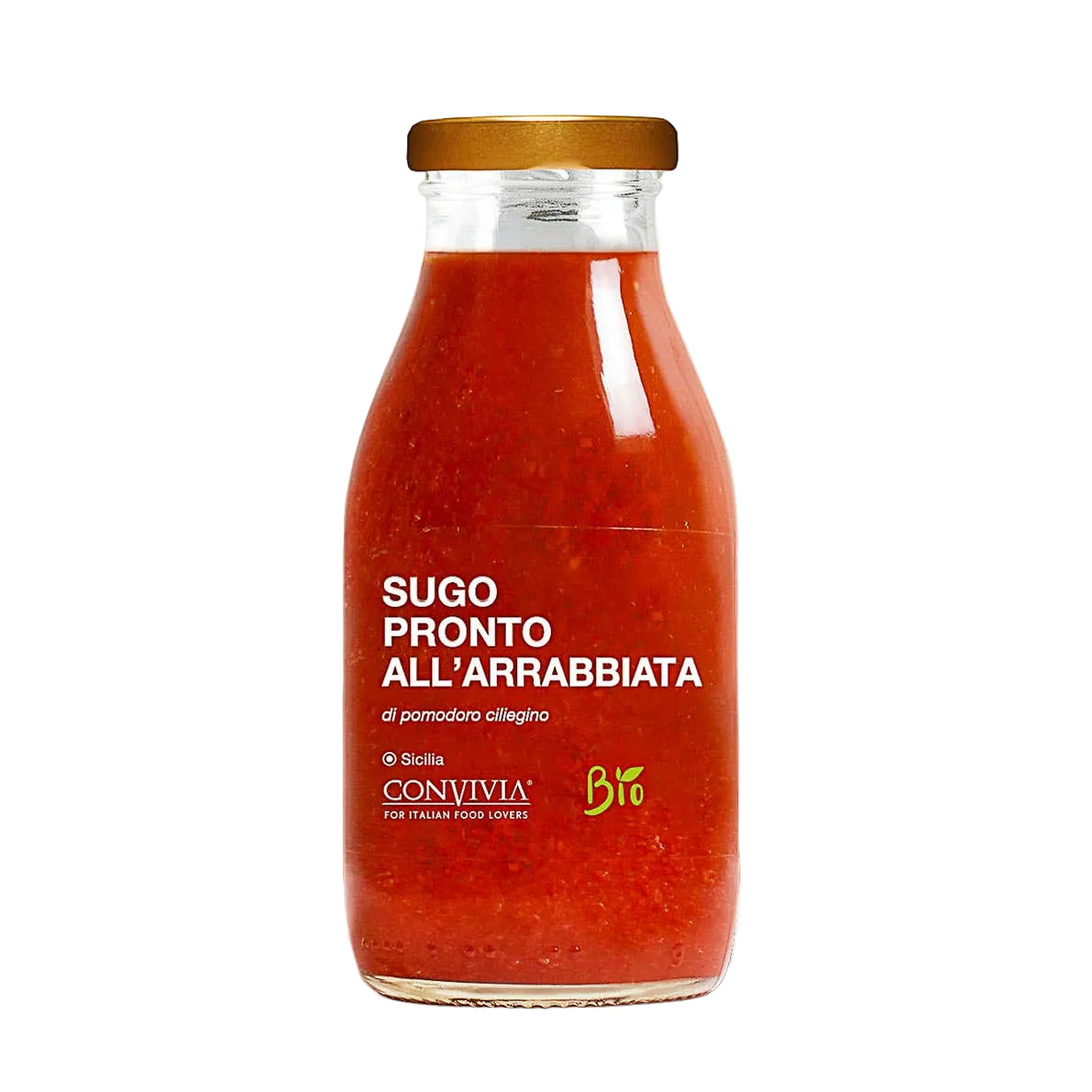 Organic Arrabbiata ready-made cherry tomato sauce, 250gr Convivia
