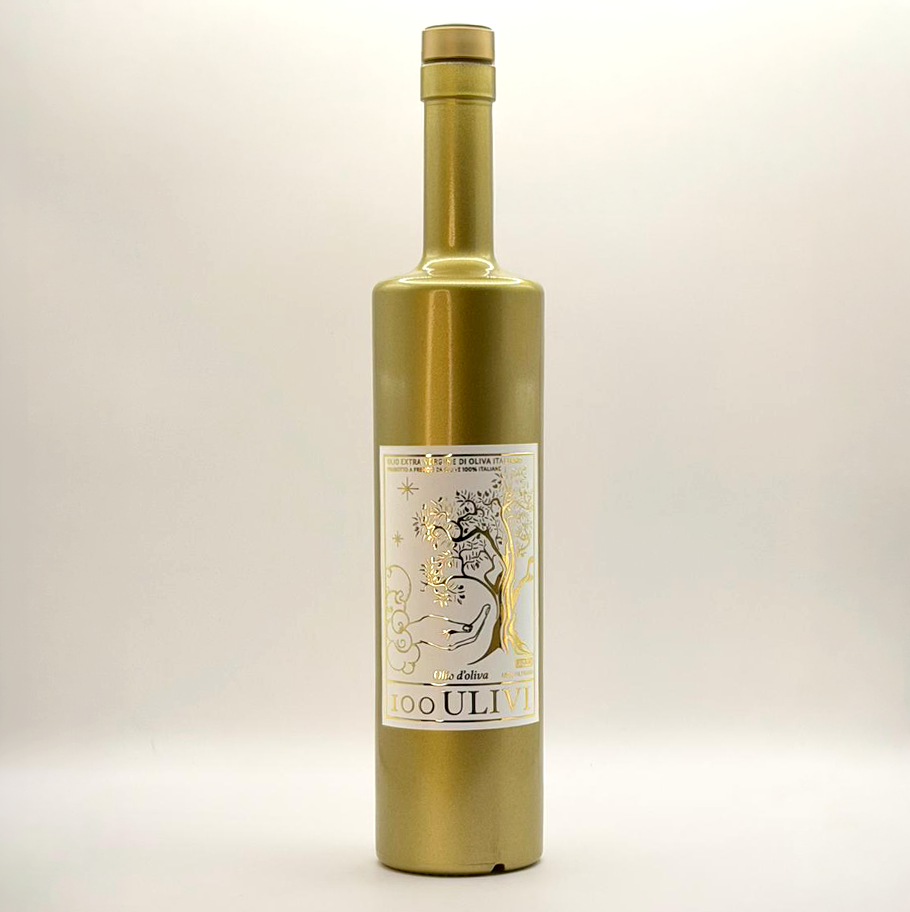 Ulei de masline extravirgin cu aromă naturală de usturoi, 700ml 100 Ulivi