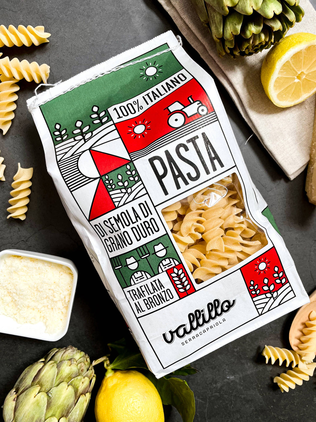 Fusilloni - paste artizanale 100% italiene, 500gr Vallillo