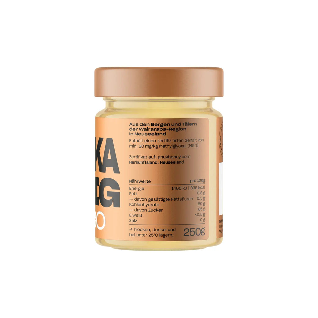 Miere de Manuka MGO30, 150gr Anuk