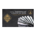 Sardine mici de coastă în ulei de măsline, 80gr USISA