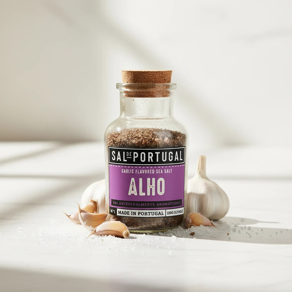 Sare aromată cu usturoi, 150gr Sal de Portugal
