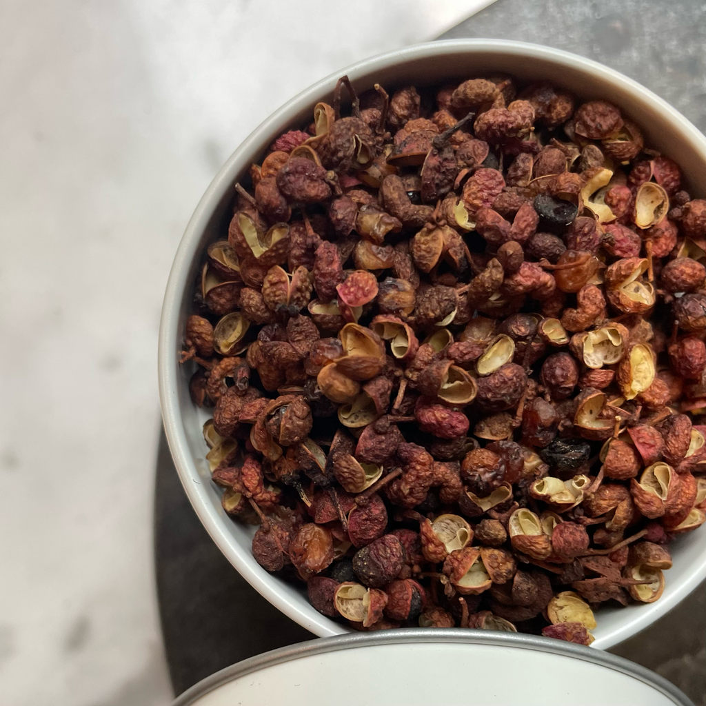 Boabe de piper roșu de Sichuan, 15gr Compagnie Française des Poivres et Epices