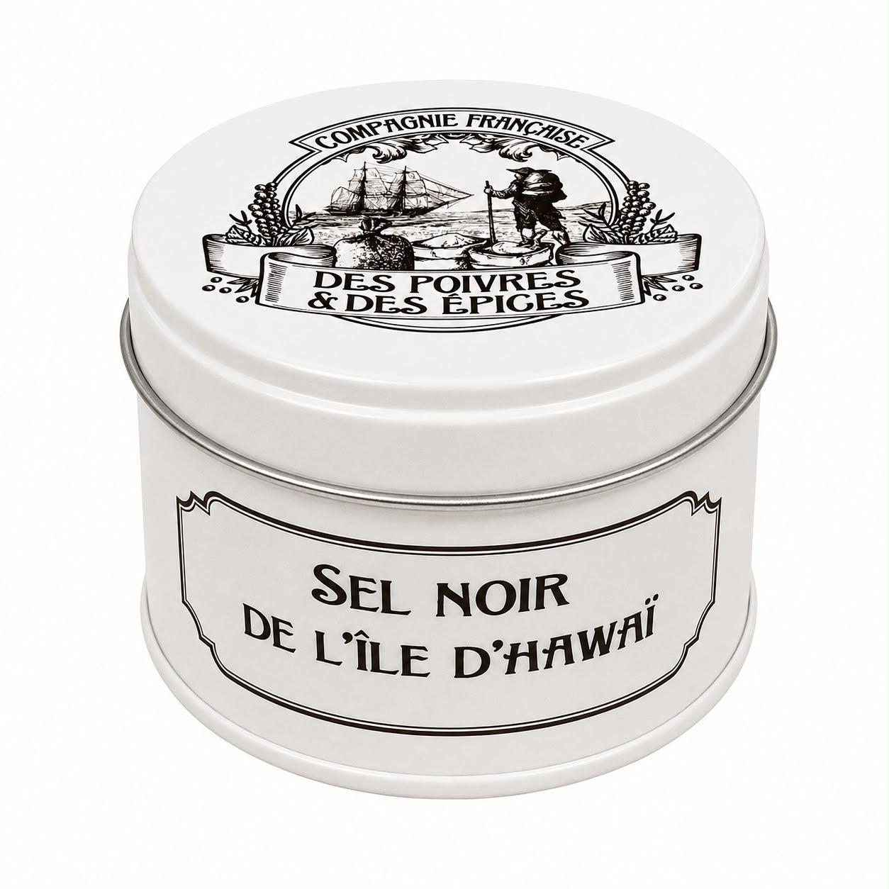 Sare neagră din Insula Hawaii, 80gr Compagnie Française des Poivres et Epices