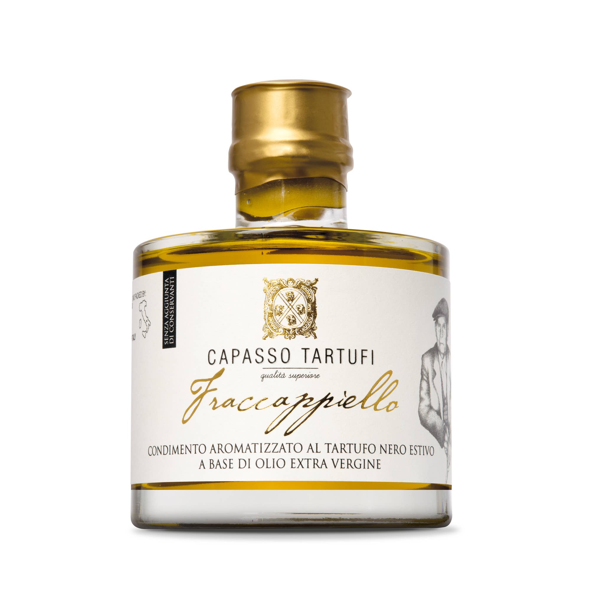 Ulei de măsline extra virgin cu trufă neagră, 200ml Cappasso Tartufi