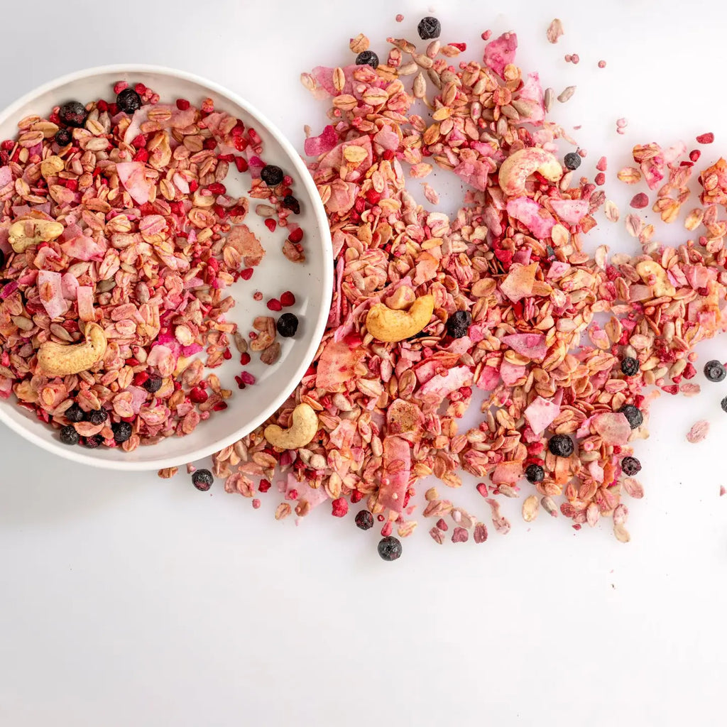 #4 Granola cu trandafiri și fructe de pădure, 250gr I Just Love Breakfast