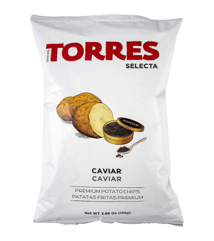 Chipsuri cu aroma de caviar, 110gr Torres