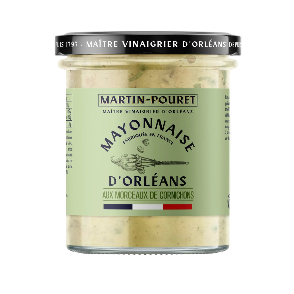 Maioneză cu bucăți de castraveți murați, 170 g, Martin Pouret, Franța