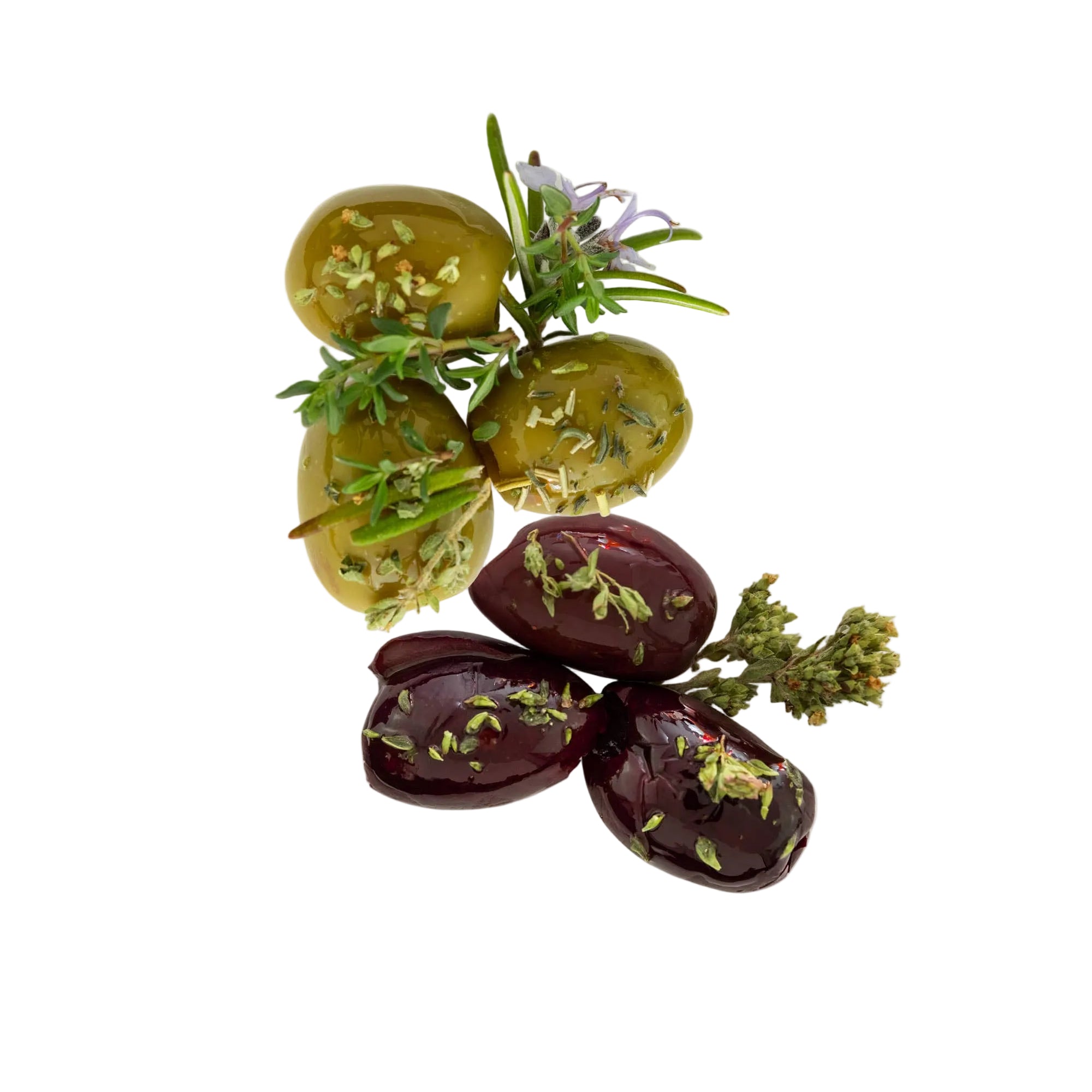 Varianta mix OeLive măsline organice cu marinadă de ierburi, 170gr O.E.L. - Thalassa