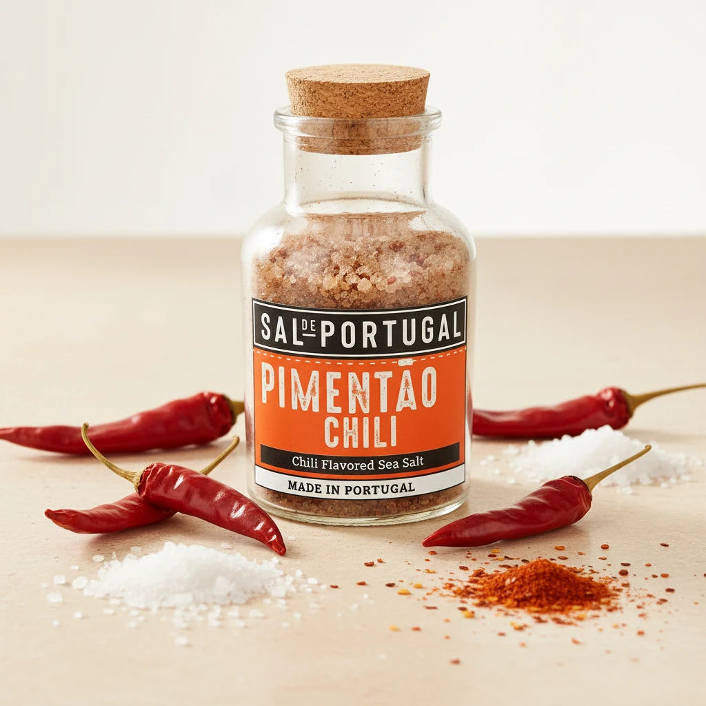 Sare artizanală cu aromă de paprika afumată, 150gr Sal de Portugal