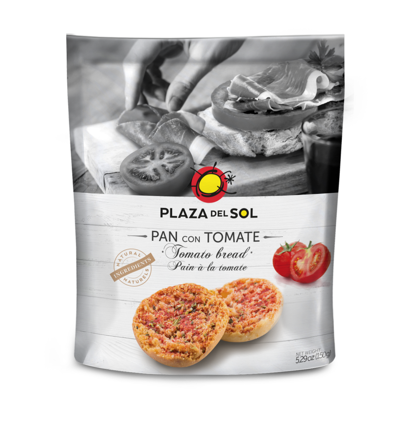 Pâine coaptă cu roșii și oregano, 150gr Plaza del Sol