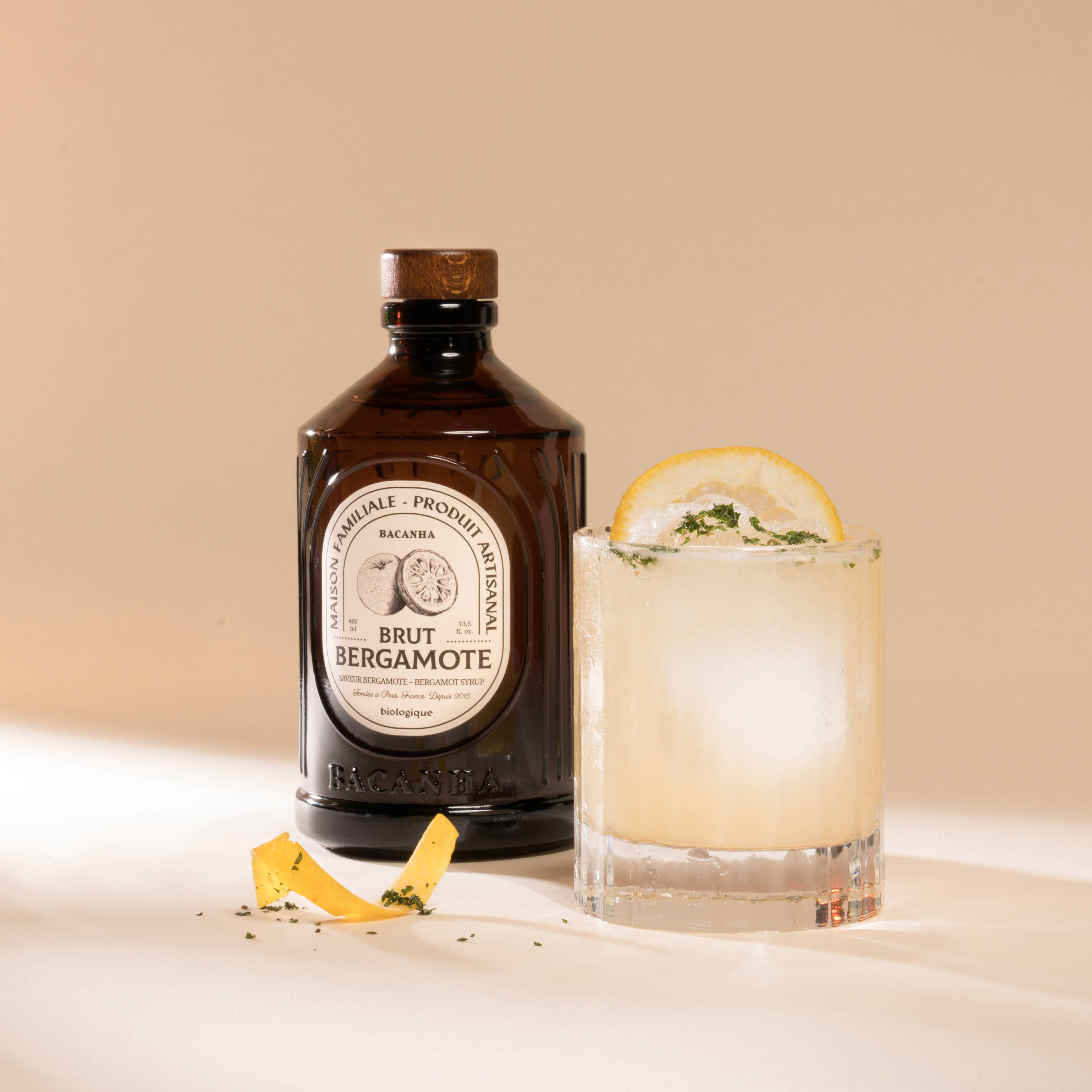 Sirop de bergamotă crud - Organic, 400ml Bachana