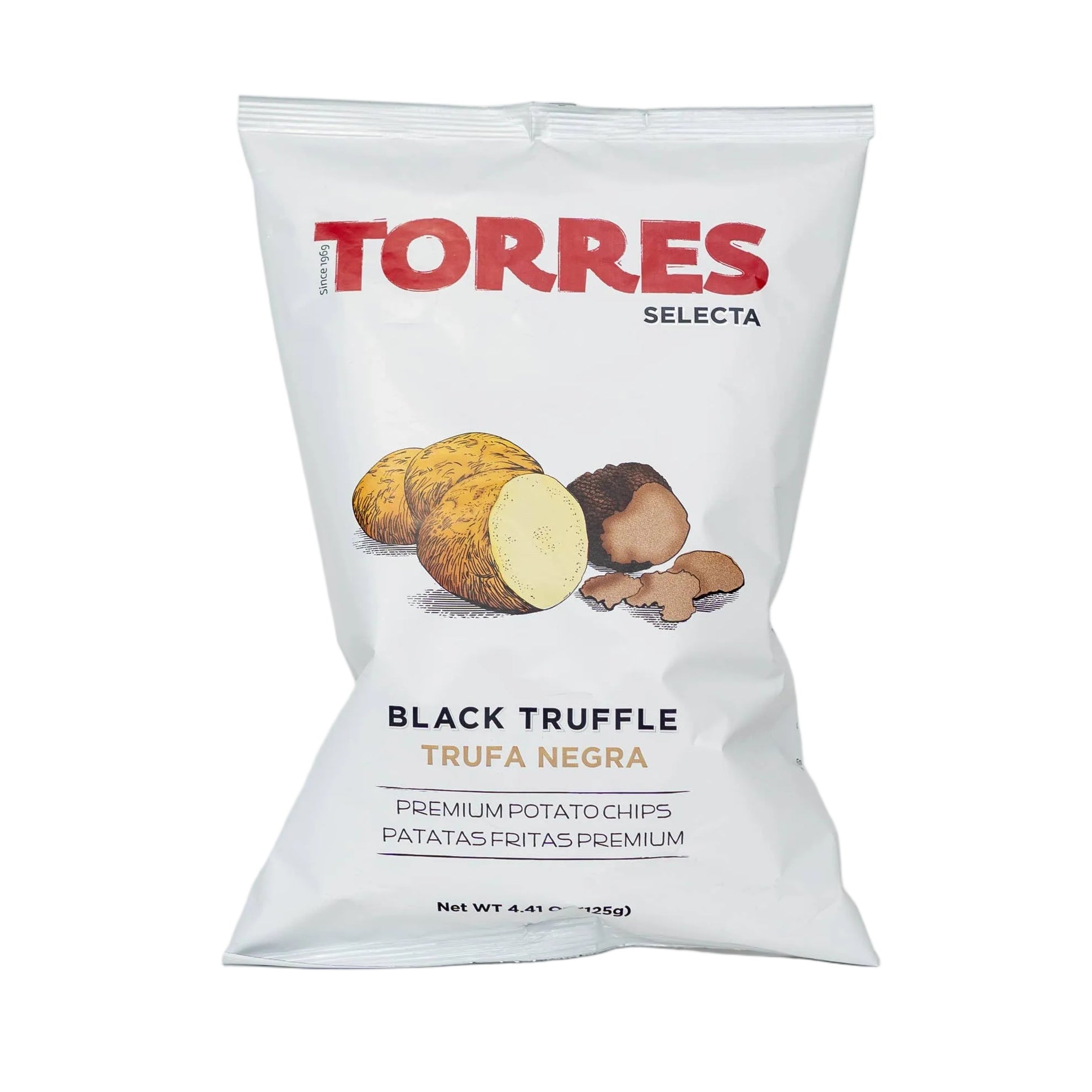 Chipsuri cu aromă de trufă neagră, 40gr Torres