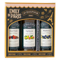 Emily in Paris, Patru Fructe, Smochine, Afine, 3x284g + Lingură, Dulceață St. Dalfour