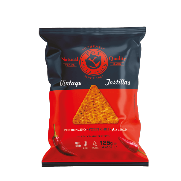 Sweet Chili Mild Peperoncino, 125gr Fox Nut & Snack