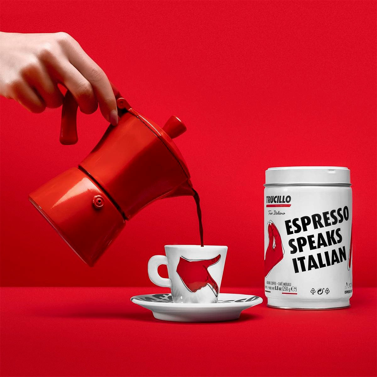 Cafea boabe TRUCILLO, Expresso Speaks Italian - 250gr TRUCILLO
