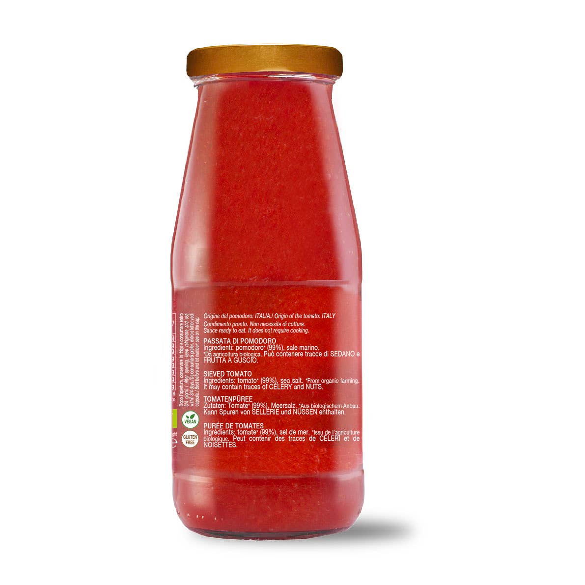 Piure de roșii organic, 420gr  Convivia