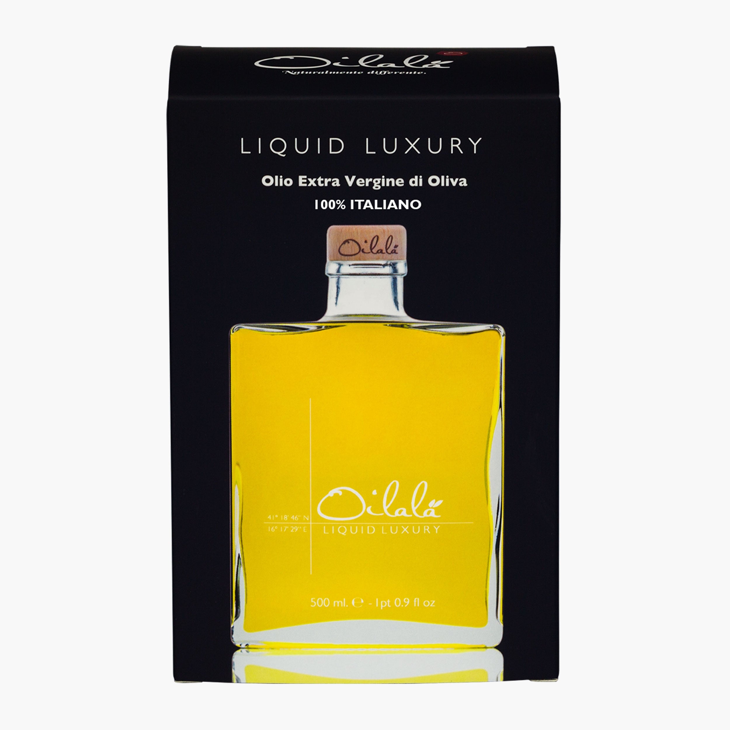 Ulei extravirgin de măsline 100% Italian monovariety Coratina Liquid Luxury – 500ml