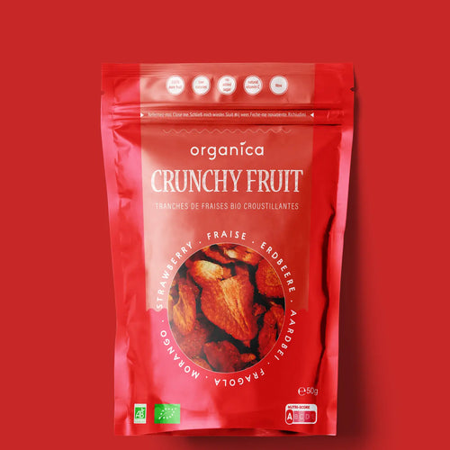 Căpșuni liofilizate organice, familie, 50gr Organica Food
