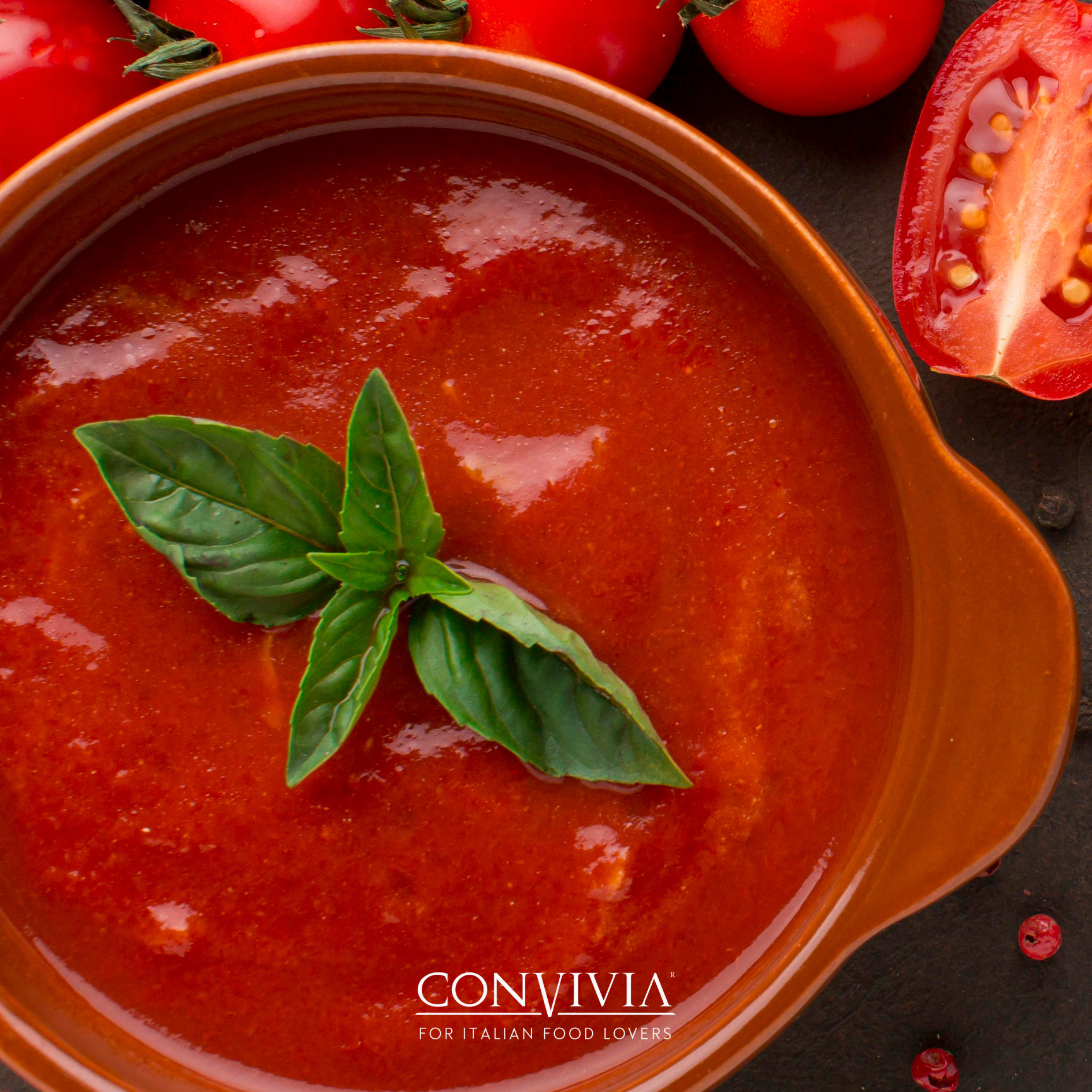 Sos gata preparat de roșii cherry bio, 330gr Convivia