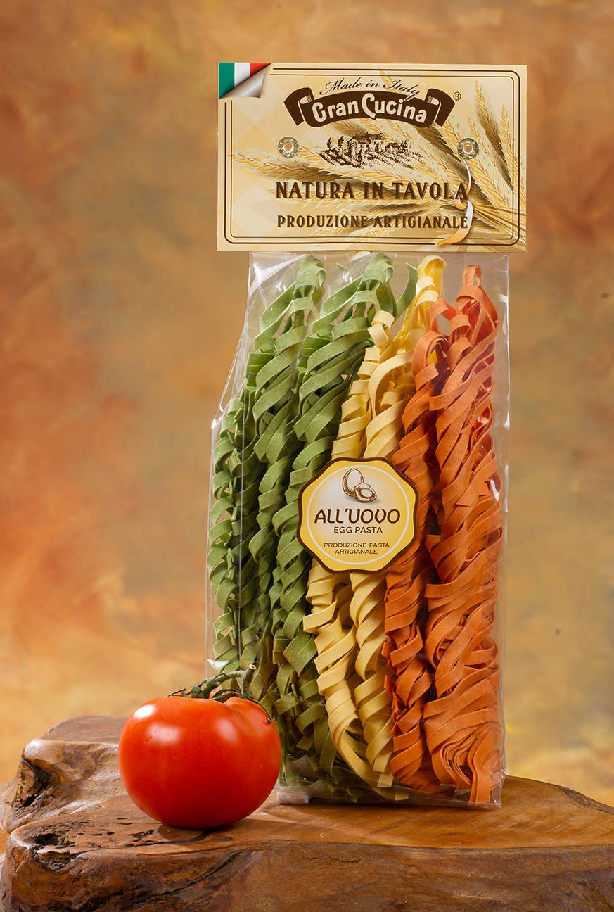 Tagliatelle cu ouă tricolore, 250gr Gran Cucina