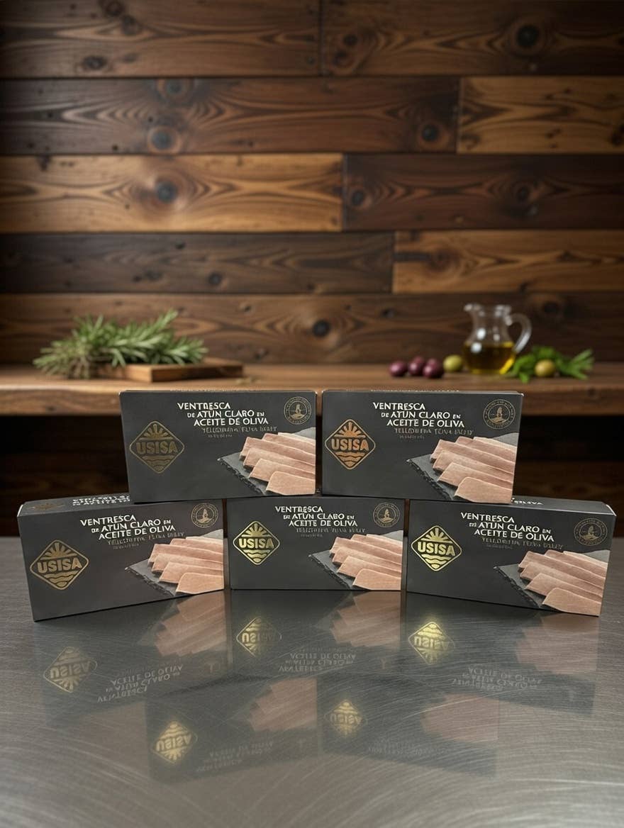 Fileuri de burtă de ton galben, 80gr USISA