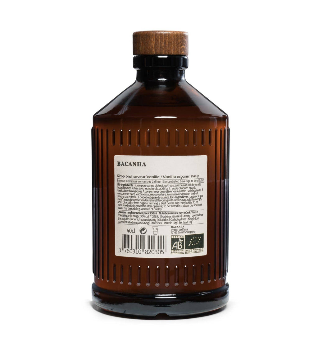 Sirop de vanilie crudă - Organic, 400ml Bachana