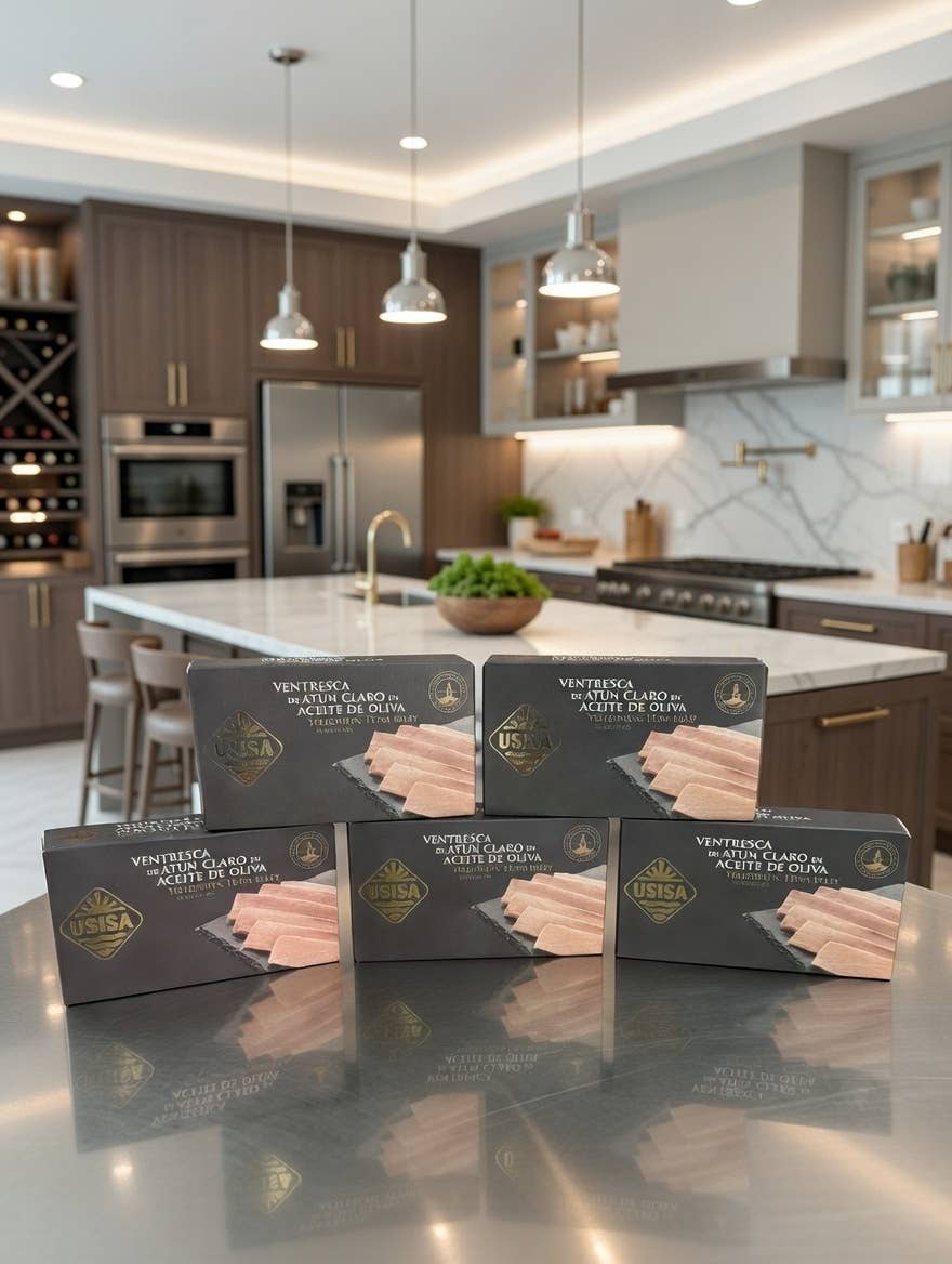 Fileuri de burtă de ton galben, 80gr USISA