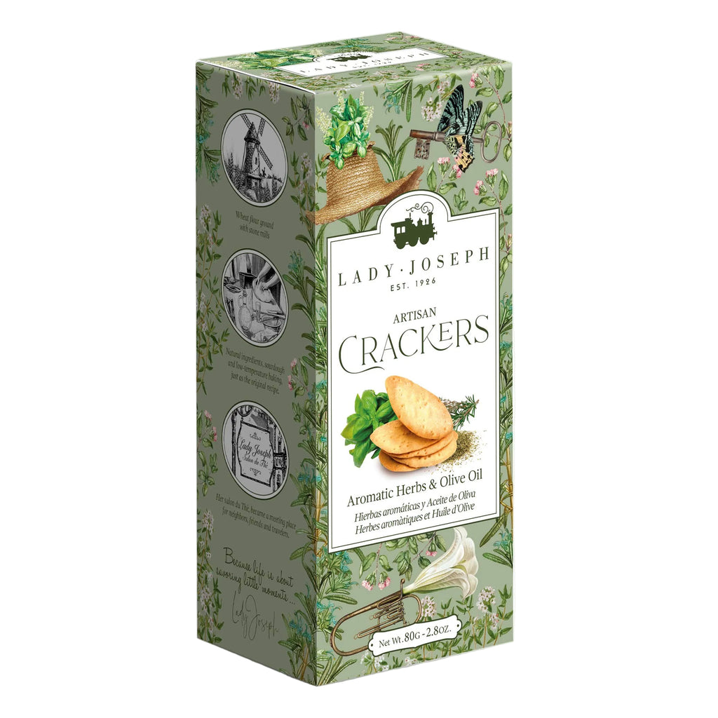 Fursecuri vegane artizanale Lady Joseph cu ierburi aromatice, 100g