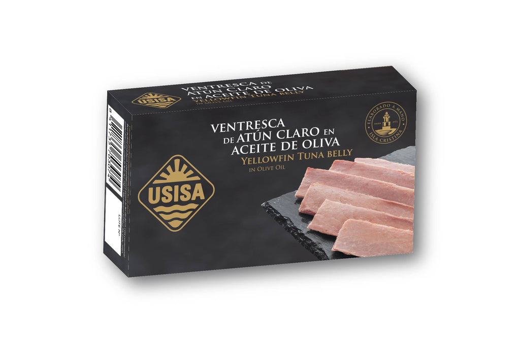 Fileuri de burtă de ton galben, 80gr USISA