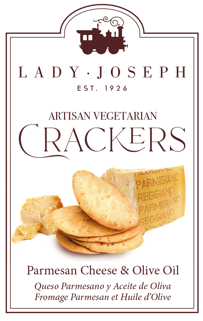 Biscuiți cu parmezan și ulei de măsline (gustare cu brânză), 100gr Lady Joseph