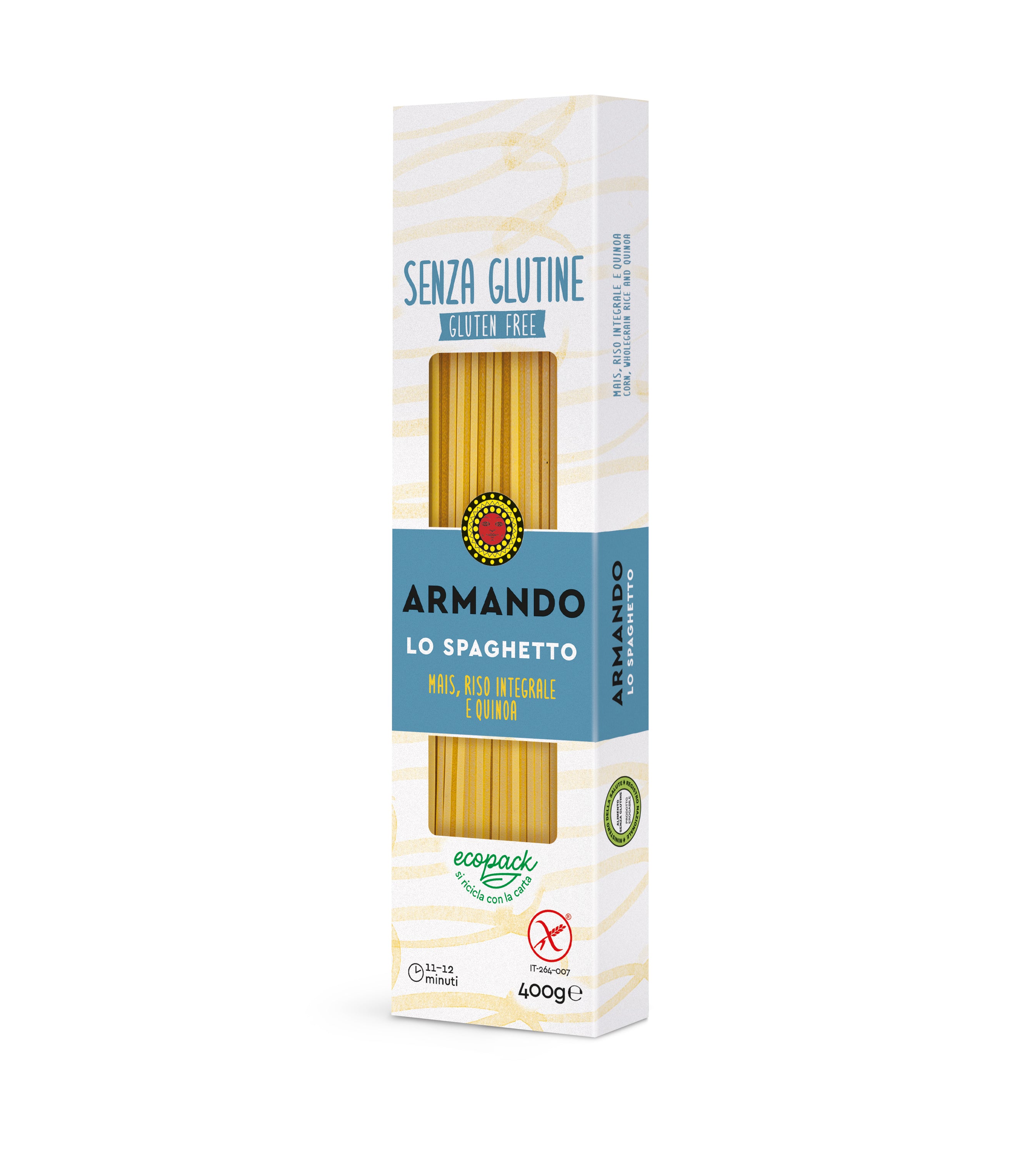 Paste Lo Spaghetto fara gluten, 400 gr - Armando