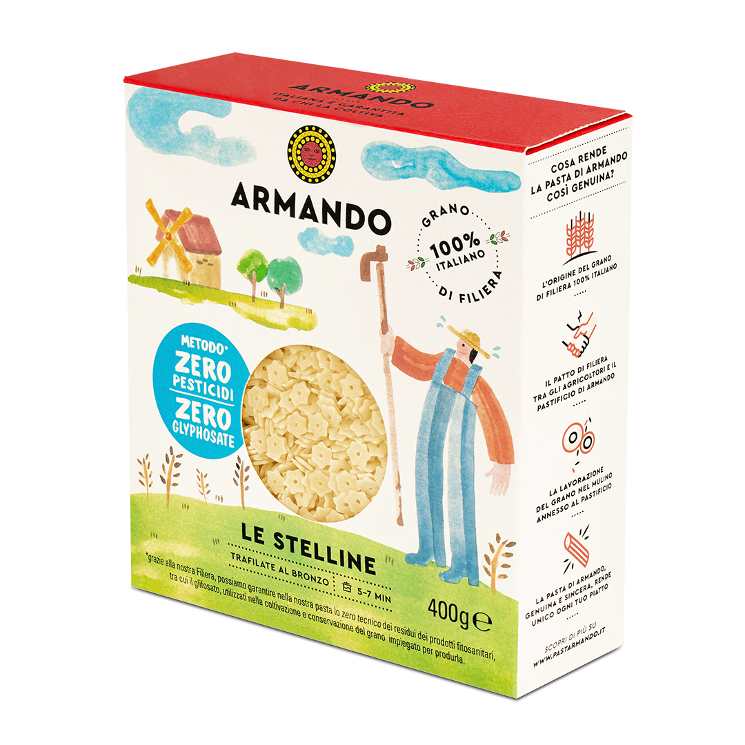 Paste copii Le stelline, 400 gr - Armando