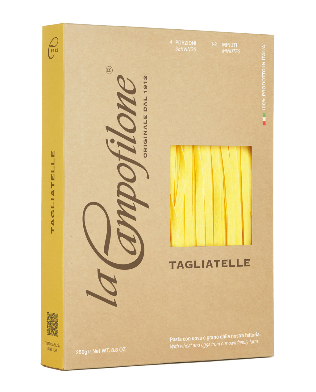 Paste Tagliatelle, 250 gr - La Campofilone