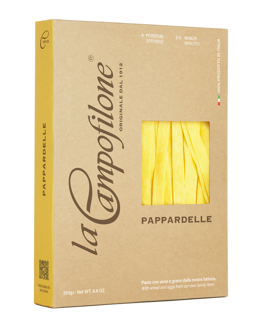 Paste Pappardelle, 250 gr - La Campofilone