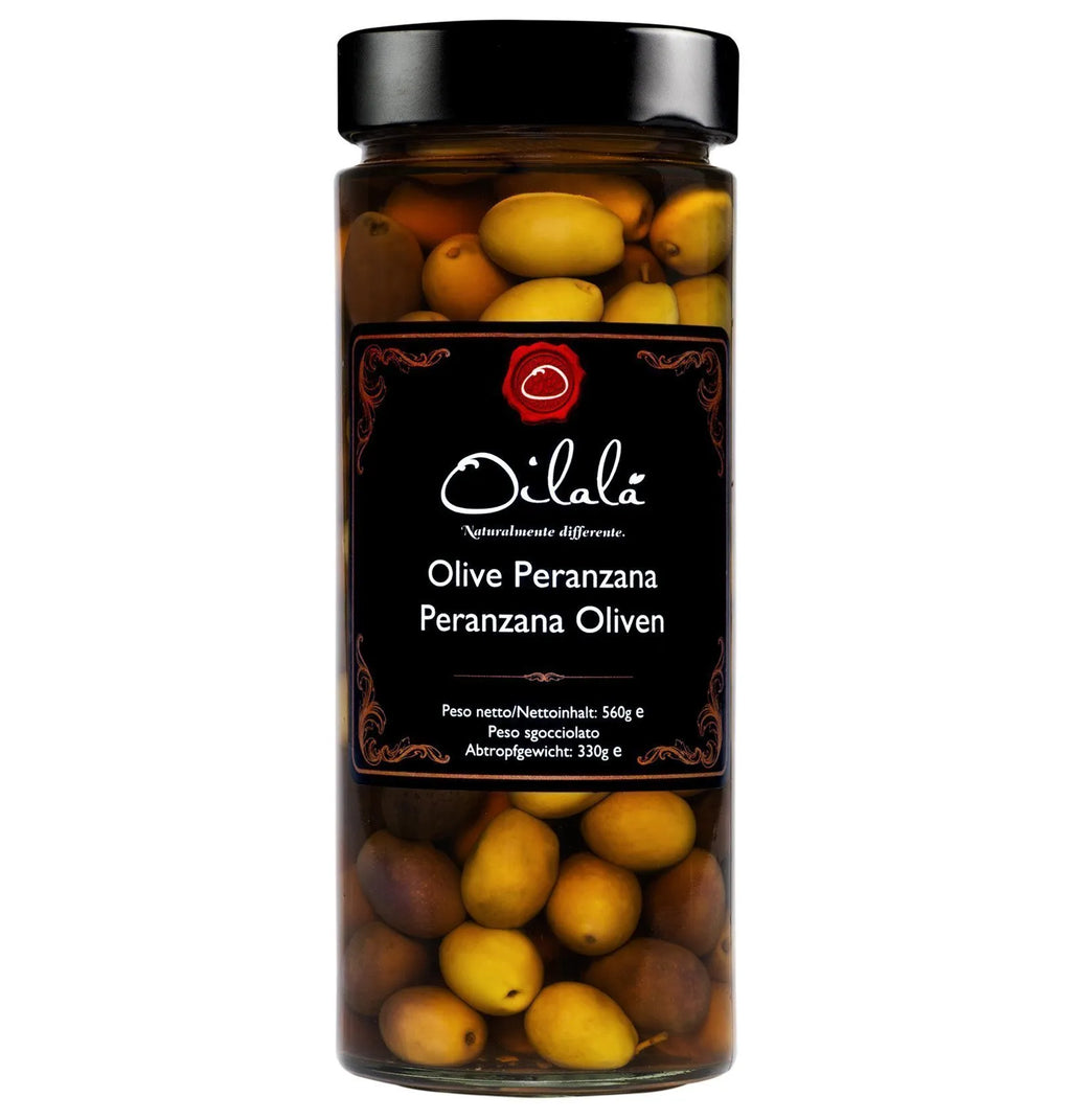 Măsline în saramură Peranzana, 560 gr - Oilala