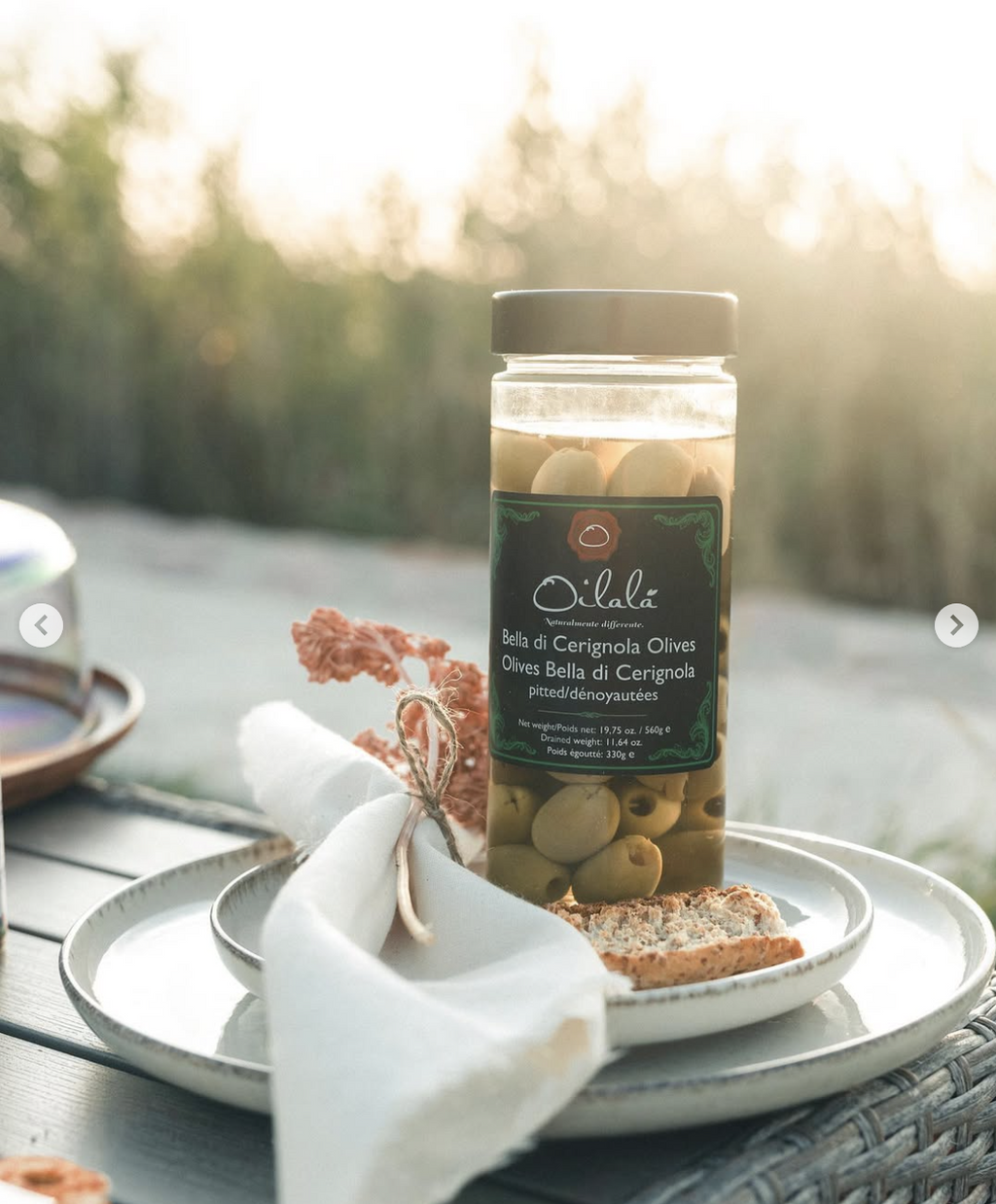 Masline Bella di Cerignola fara samburi, 560 gr - Oilala
