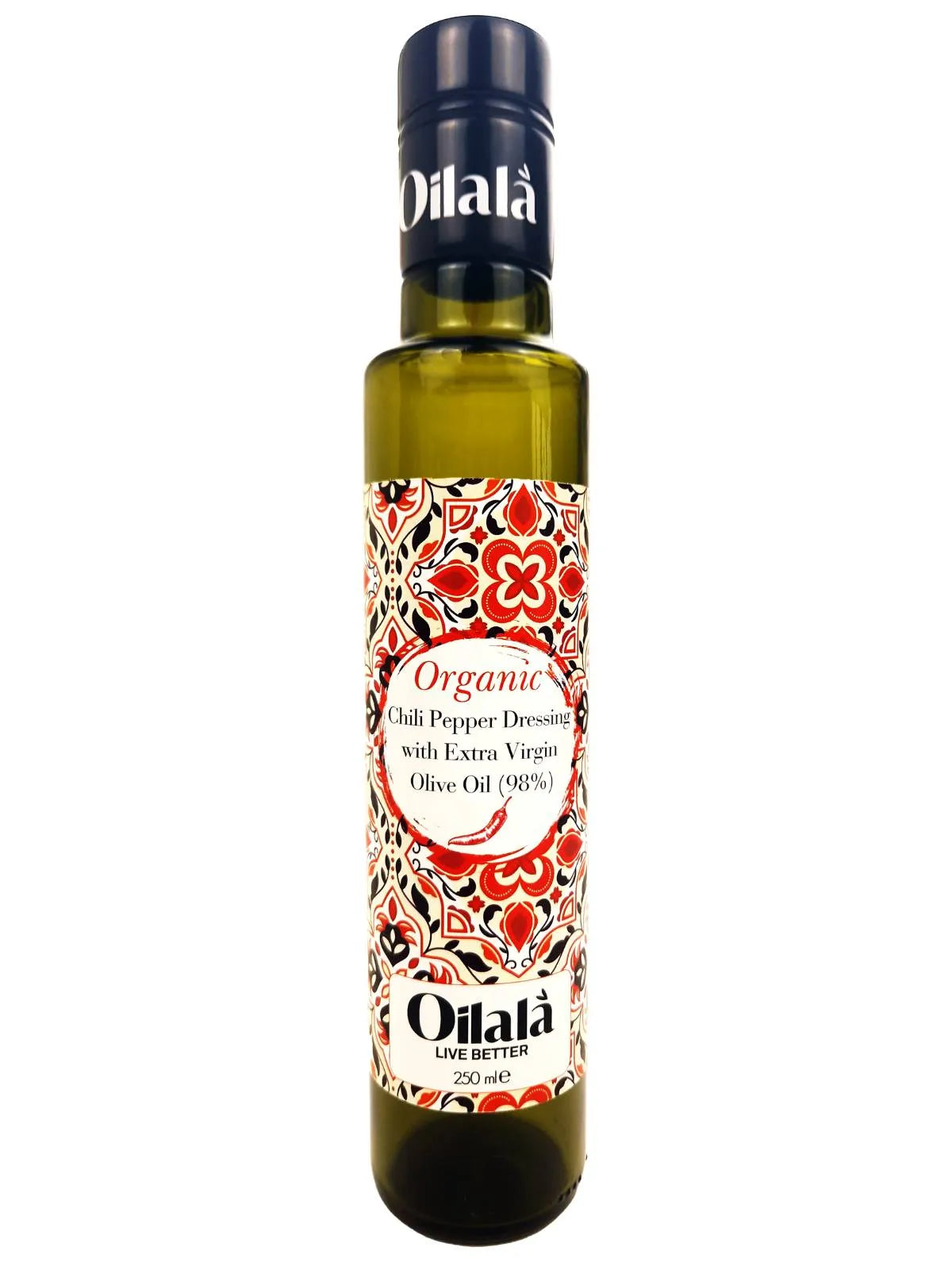 Ulei de măsline extravirgin organic cu aromă de chili, 250 ml, Oilalá