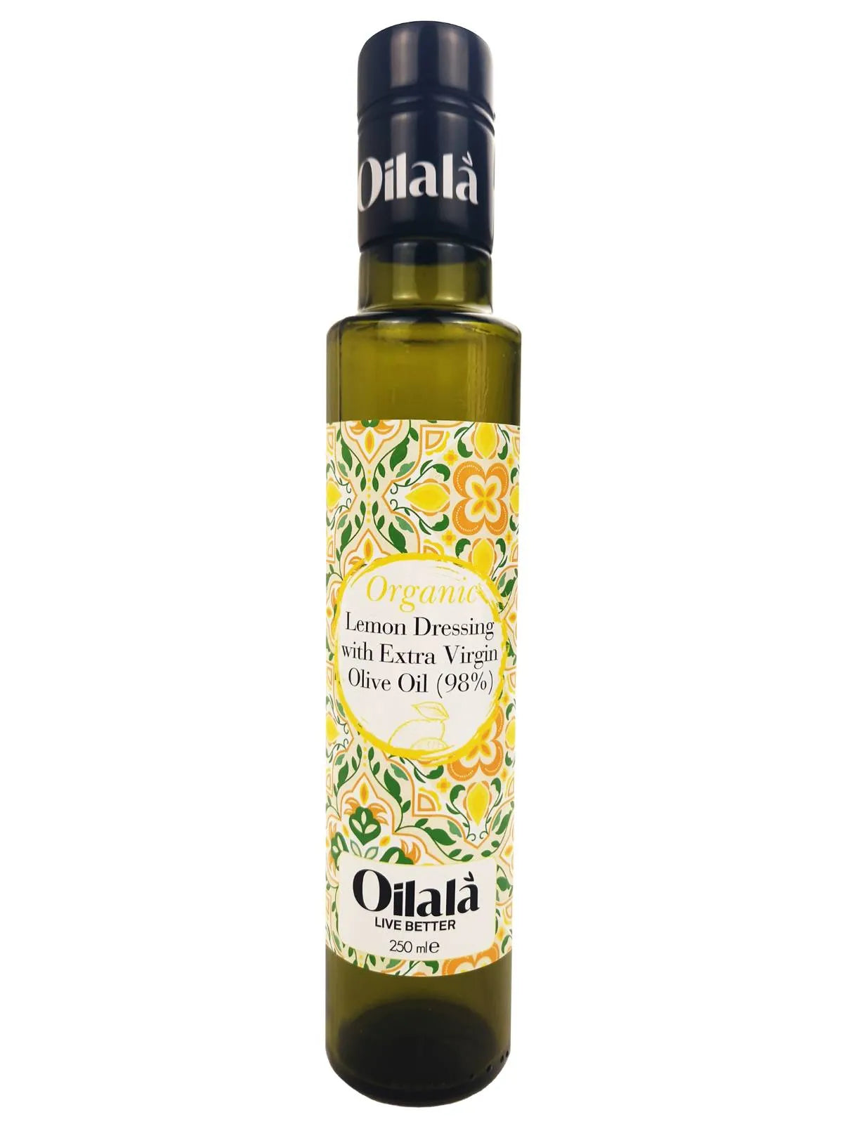 Ulei de măsline extravirgin organic cu aromă de lamaie, 250 ml, Oilalá
