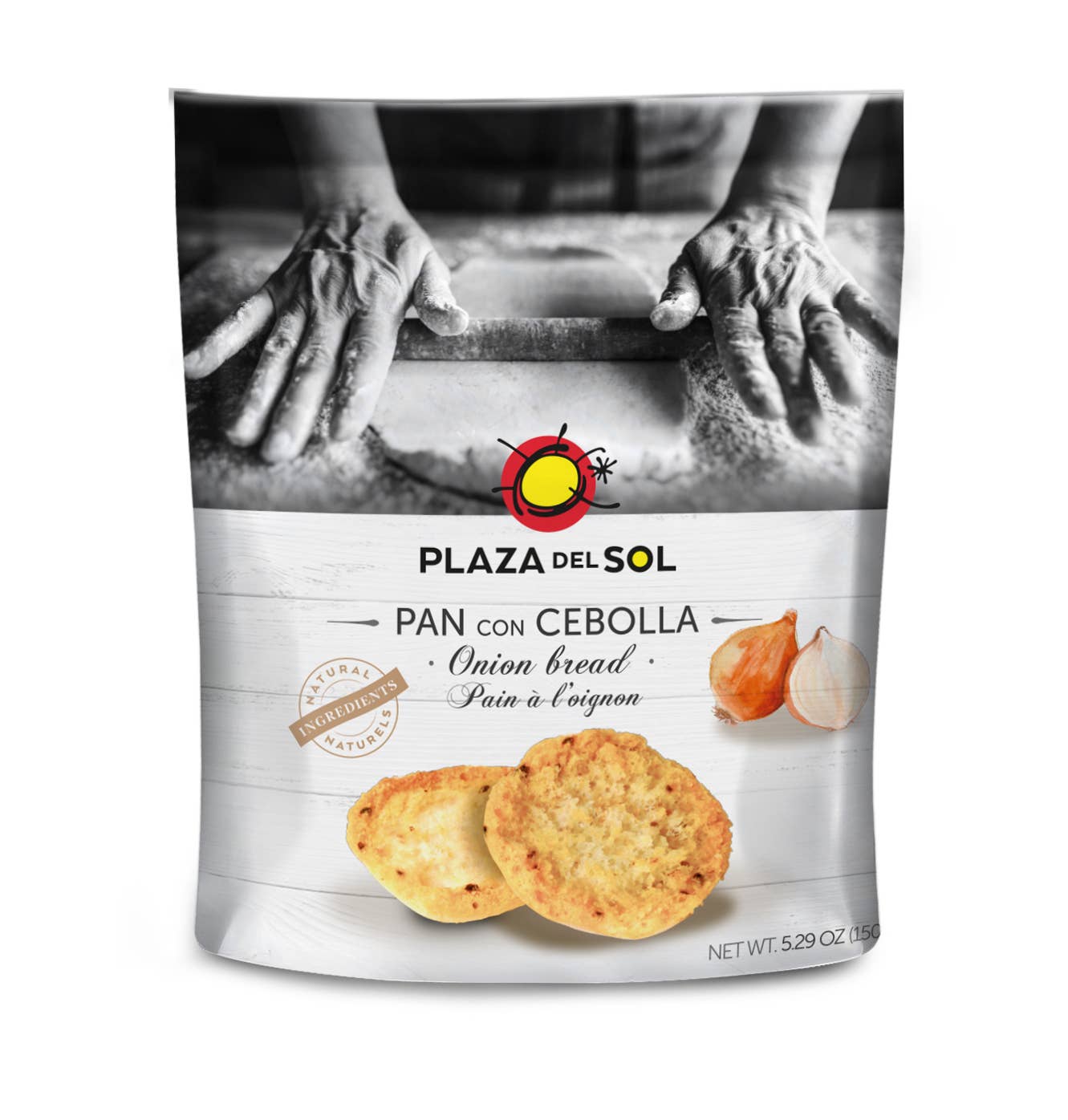 Pâine coaptă cu ceapă, 150gr Plaza del Sol