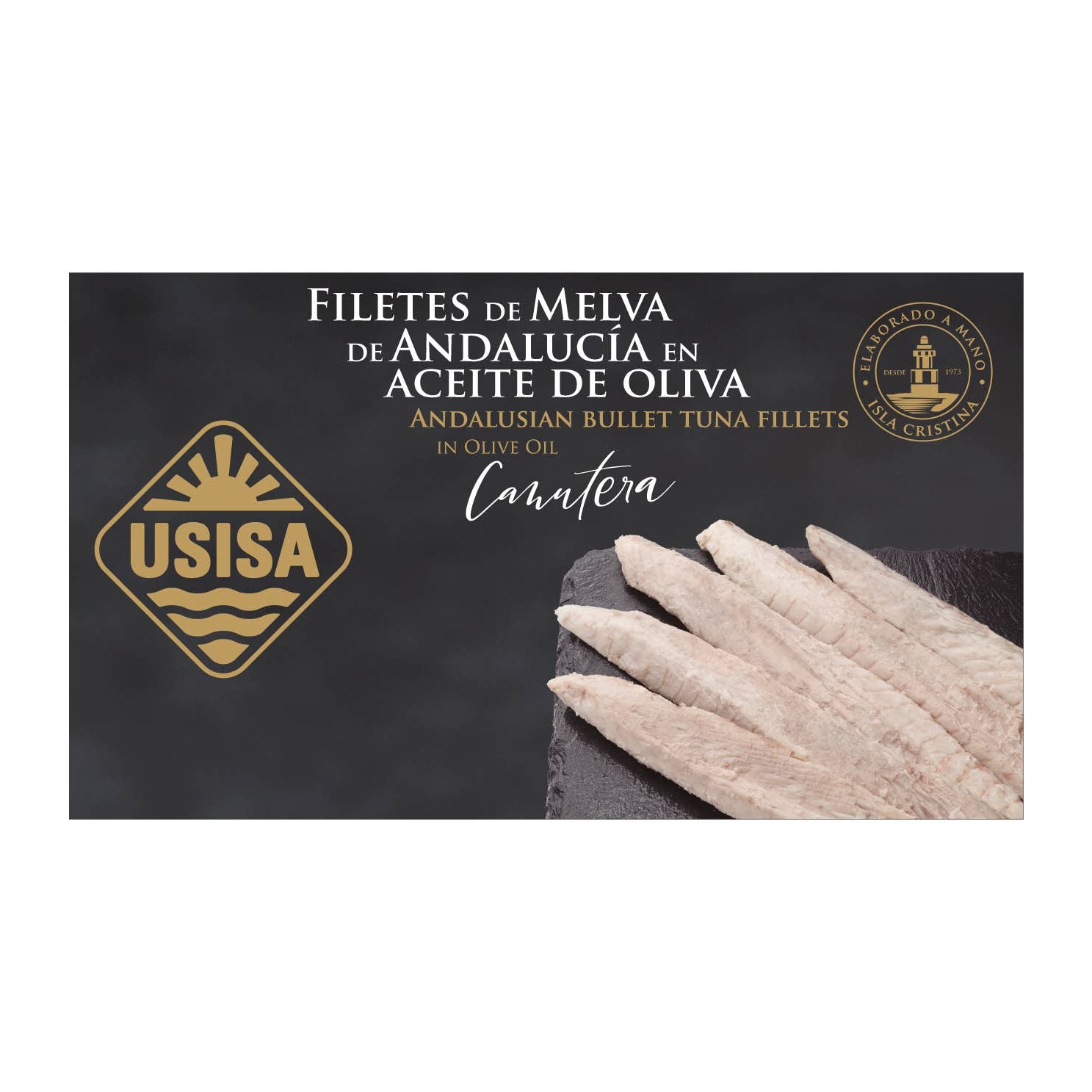 Fileuri de Melva „Canutera” din Sud în ulei de măsline, 80gr USISA