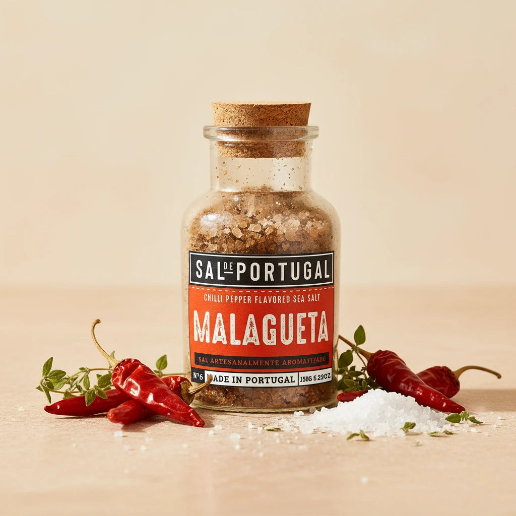 Sare aromată cu ardei iute, 150gr Sal de Portugal