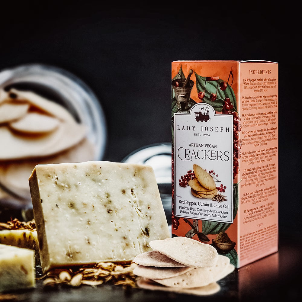 Crackers cu trufe negre și ulei de măsline, vegani - 100gr Lady Joseph