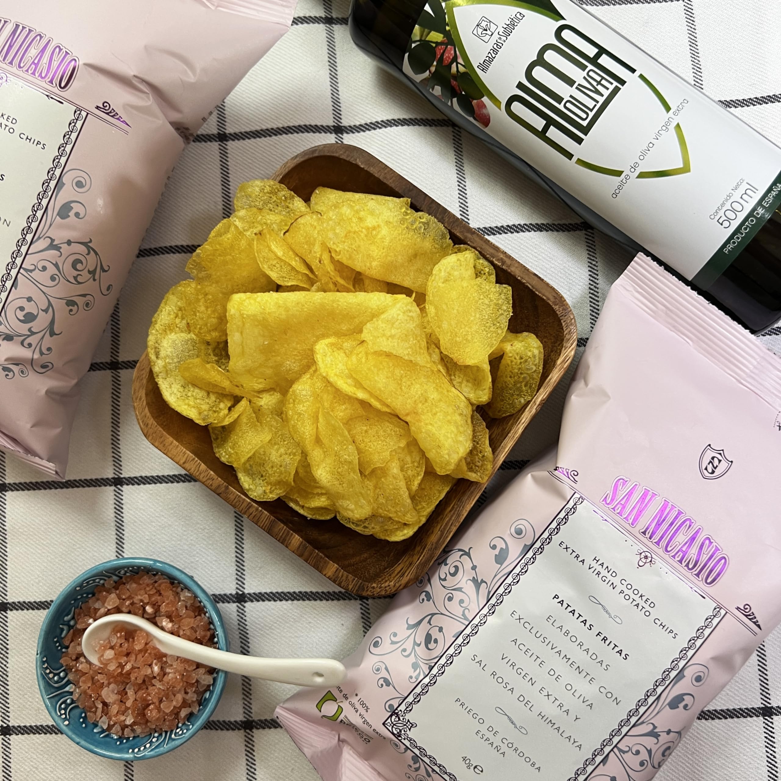 Chipsuri de cartofi cu ulei de măsline extravirgin - 150gr San Nicasio