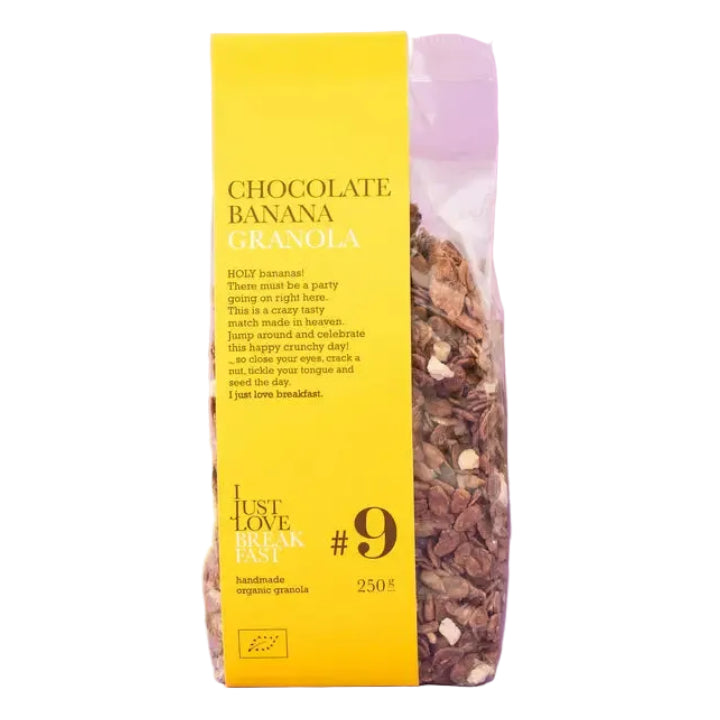 #9 Banana split Granola, 250gr I Just Love Breakfast