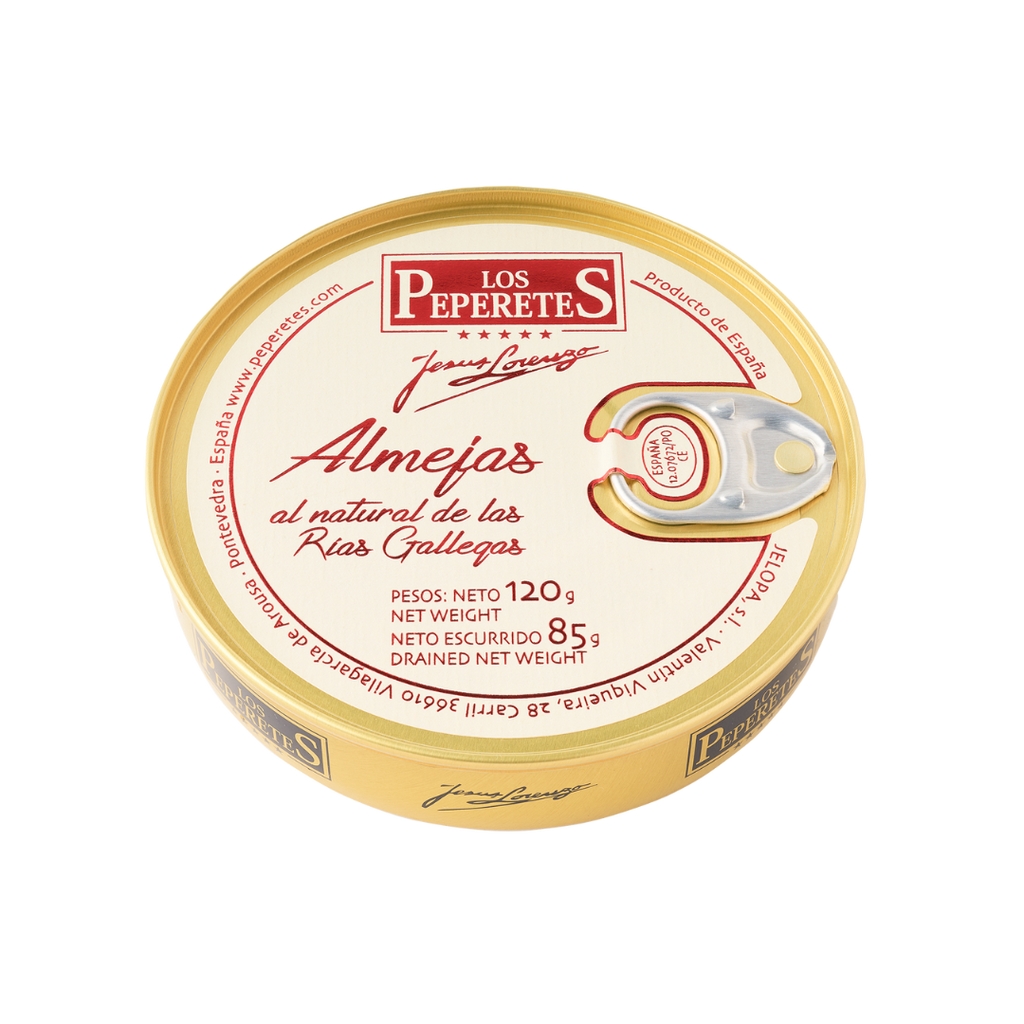 Scoici în stare naturală, 30 bucăți - 120gr Los Peperetes